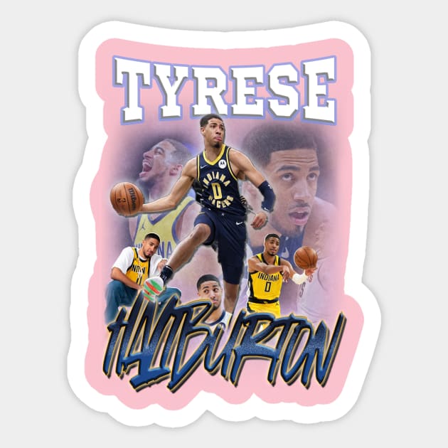 Tyrese Haliburton Pacers Sticker by dsuss